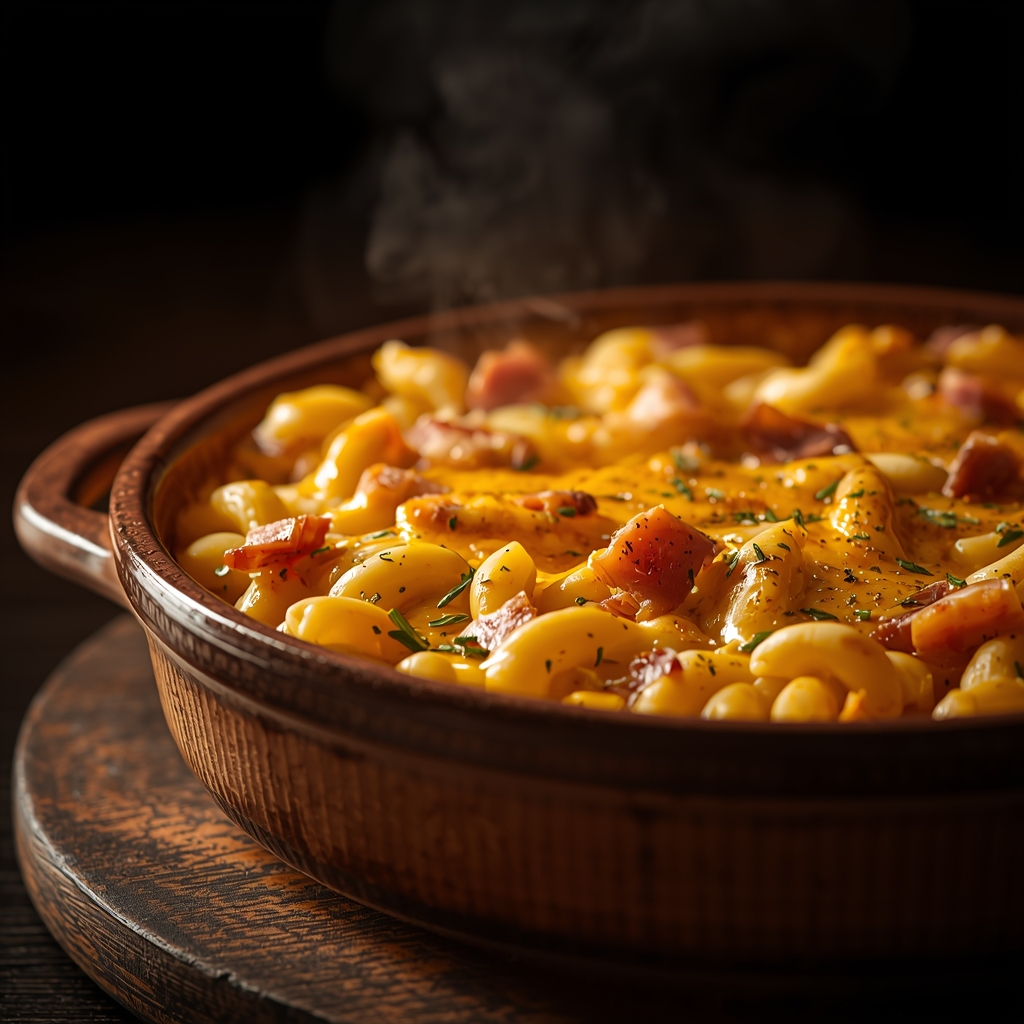 Käse Schinken Makkaroni (Rezept auf Pfannenheld.com)